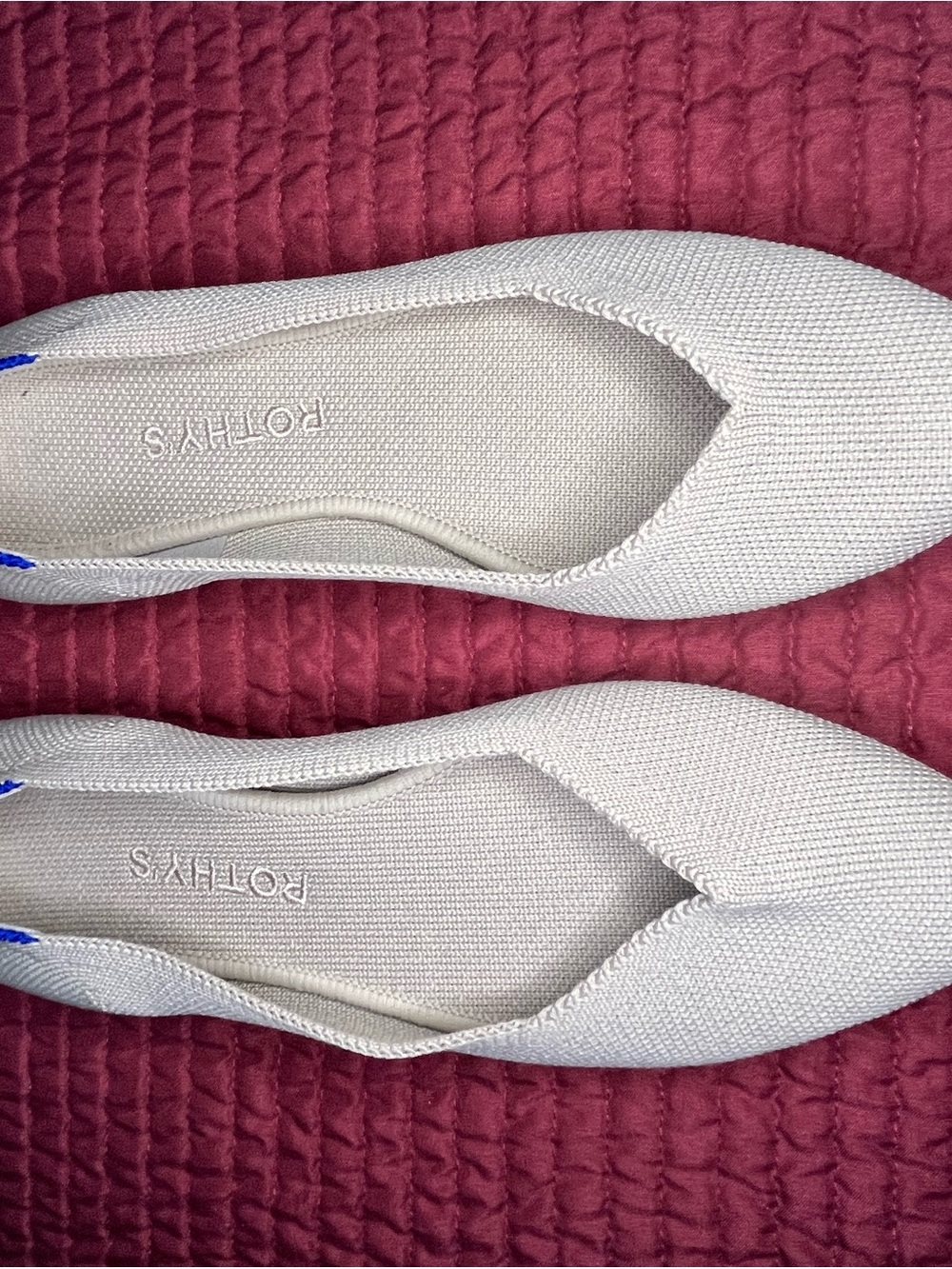 Rothy’s The Point in Ecru with Tortoiseshell Outsole, Size 8 *EUC* - Picture 5 of 9
